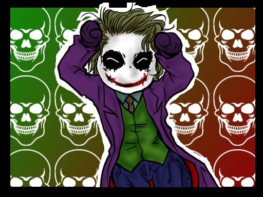 joker and heath ledger (dc comics and 2 more) drawn by barudieru