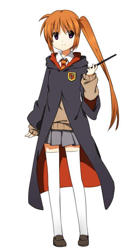 takamachi nanoha (lyrical nanoha and 3 more) drawn by shenbei_xiaoqiu