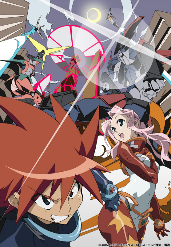 darry adai, gimmy adai, grapearl, and mugann (tengen toppa gurren lagann) drawn by amemiya_akira