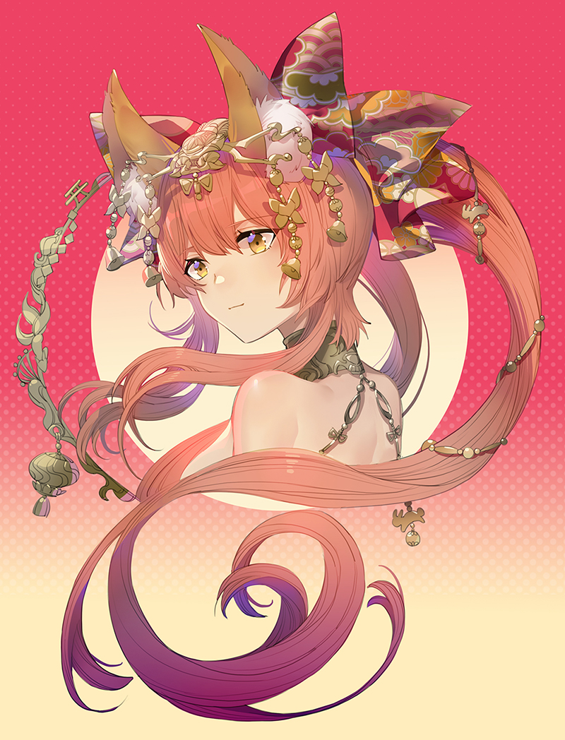 tamamo and tamamo no mae (fate and 2 more) drawn by balusah