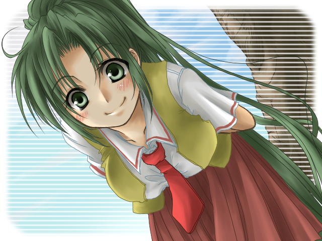 sonozaki mion (higurashi no naku koro ni) drawn by yuuna_katsumi
