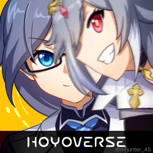 fu hua and herrscher of sentience (honkai and 1 more) drawn by mhunter_45
