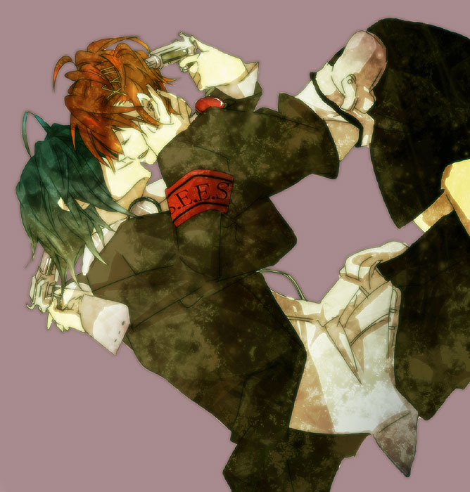 yuuki makoto and shiomi kotone (persona and 2 more) drawn by 2k25