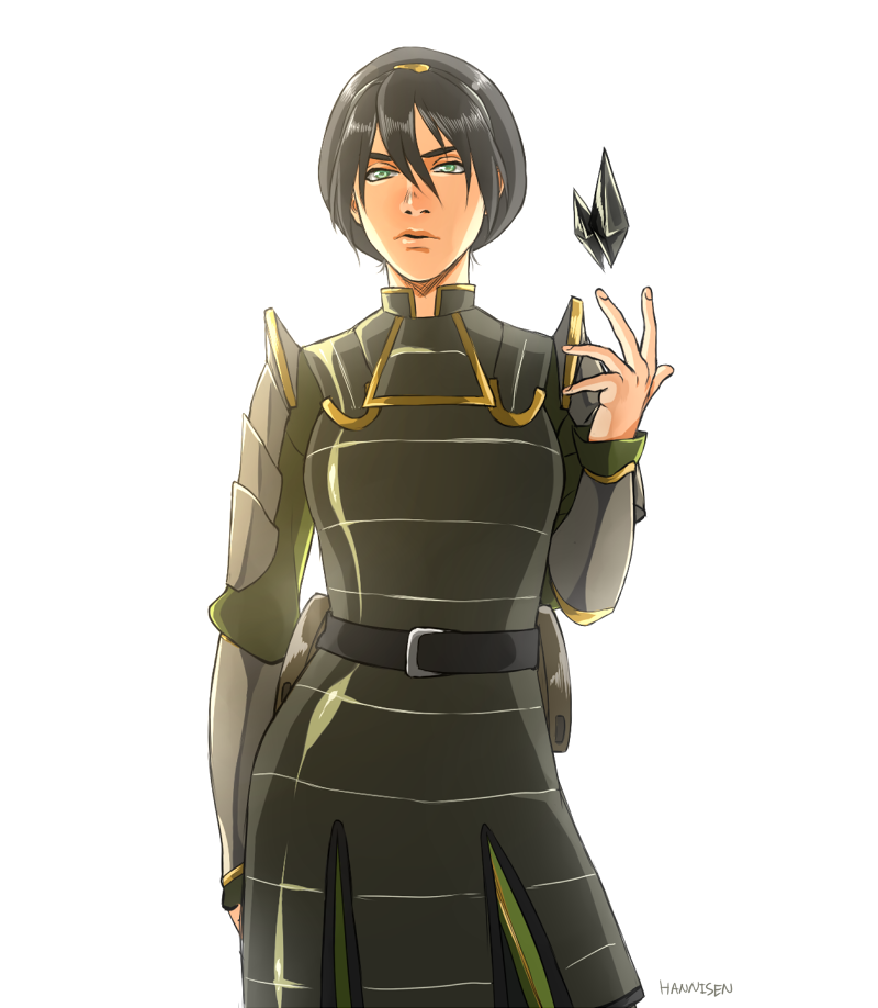 toph beifong (avatar legends and 1 more) drawn by hannisen