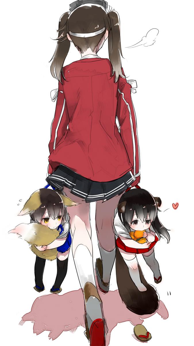 kaga, akagi, and ryuujou (kantai collection) drawn by shuu-0208