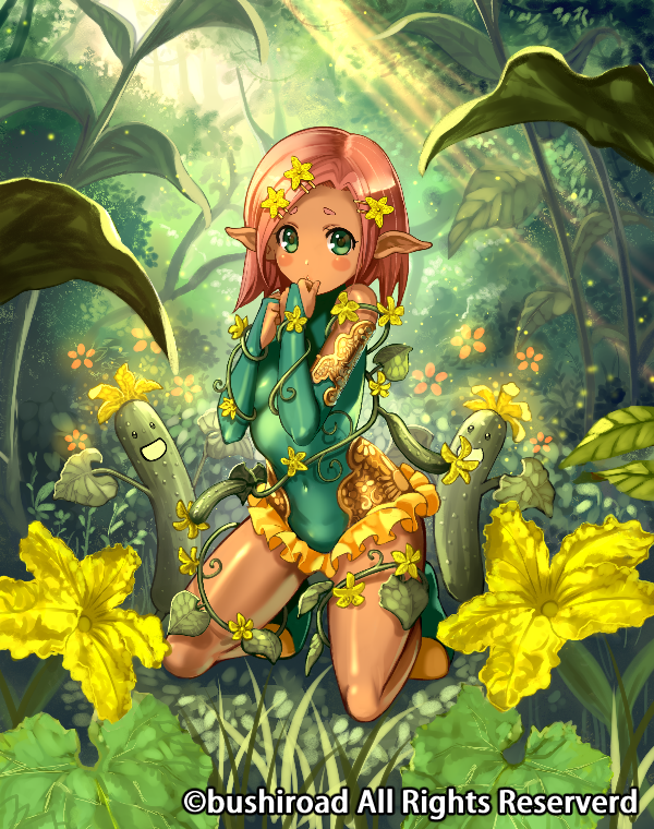 maiden of cucumber (cardfight!! vanguard) drawn by i-la