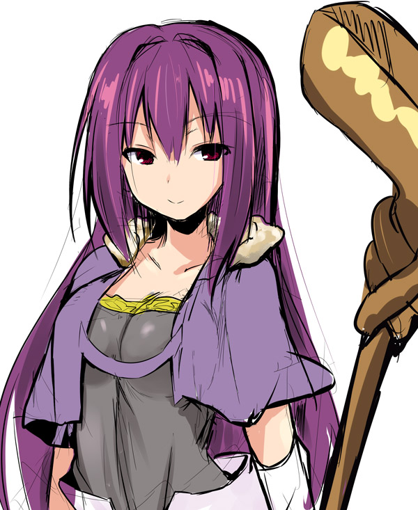 scathach and cu chulainn (fate and 1 more) drawn by sen_(astronomy)