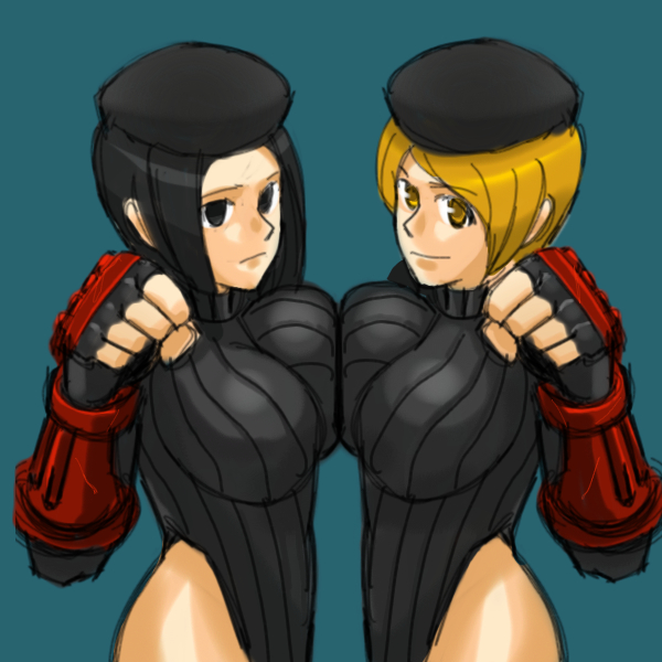juni and juli (street fighter and 1 more) drawn by hplovecraft