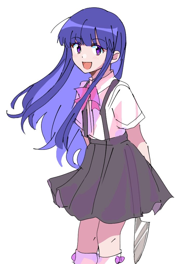 furude rika (higurashi no naku koro ni) drawn by sierit