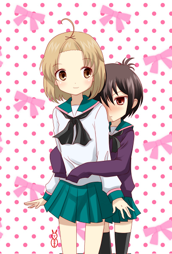 ichii tooru and momoki run (a channel) drawn by machinosuke