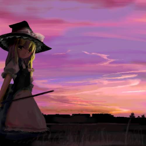 kirisame marisa (touhou) drawn by tsubasa_(abchipika)