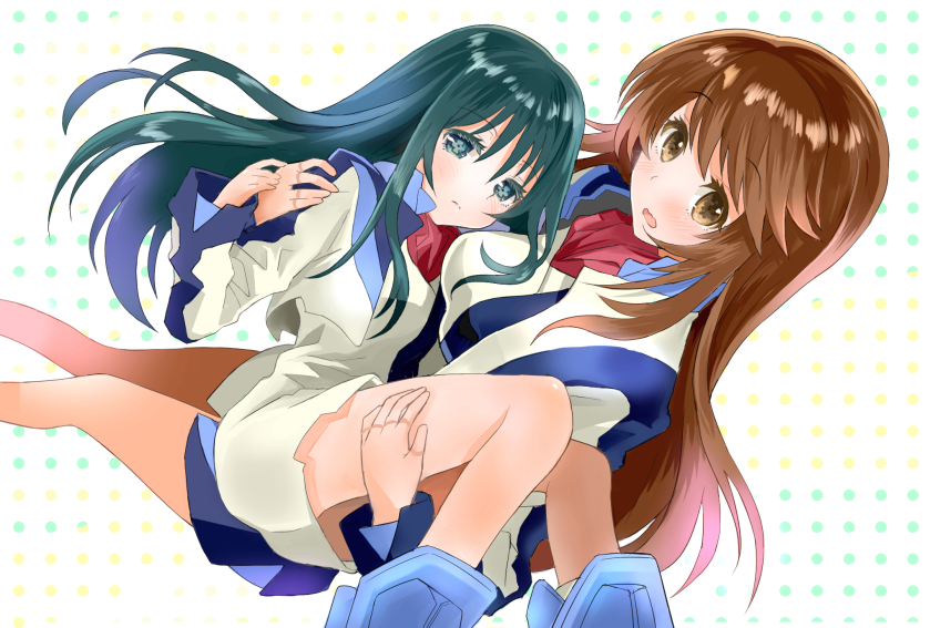 tatekami seri and minashiro orihime (soukyuu no fafner) drawn by sakaki_tsui