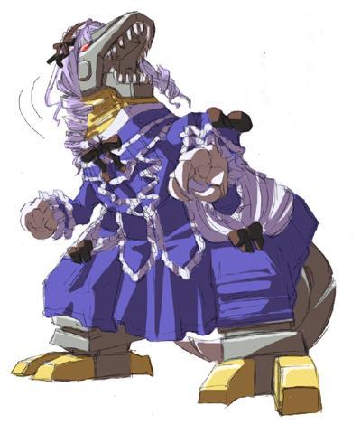 grimlock and aria (transformers and 2 more) drawn by 26_(sister_freedom)