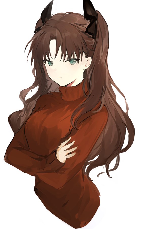 tohsaka rin (fate and 1 more) drawn by lpip