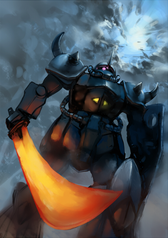 gouf (gundam and 1 more) drawn by charimei