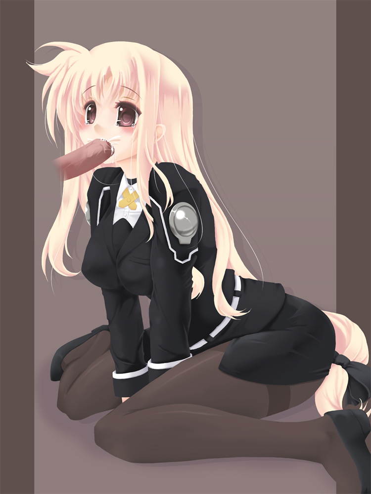 fate testarossa (lyrical nanoha and 1 more) drawn by frapowa