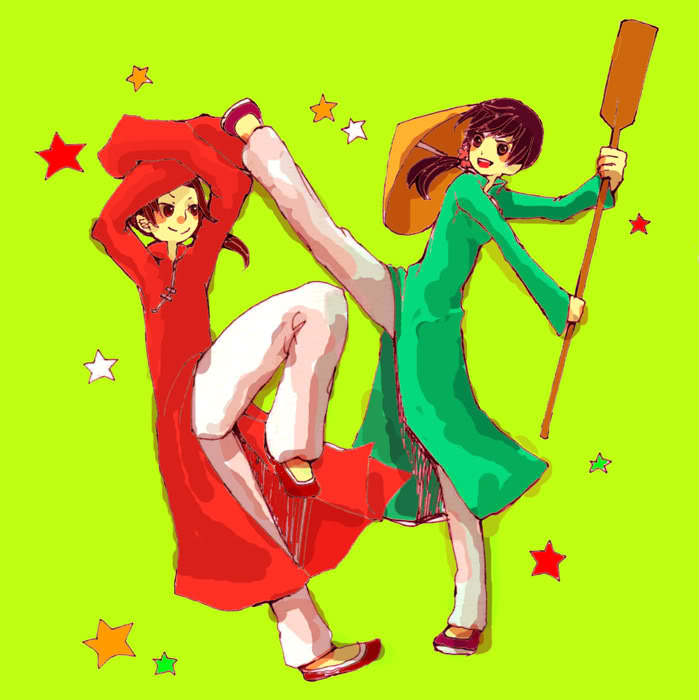 china and vietnam (axis powers hetalia) drawn by pixiv_id_412405