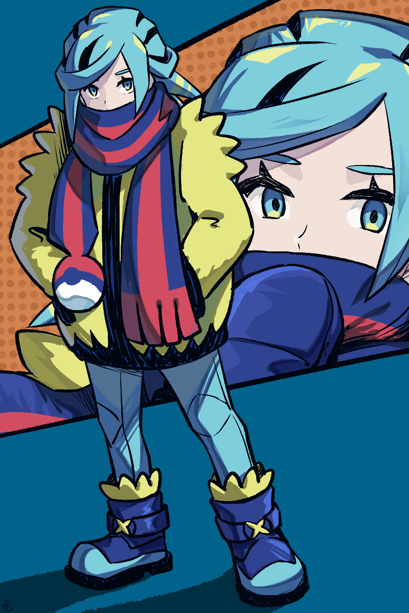 grusha (pokemon and 1 more) drawn by min_(myna8247)