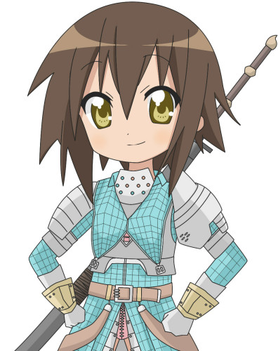 kusakabe misao (lucky star and 1 more) drawn by nishisuke