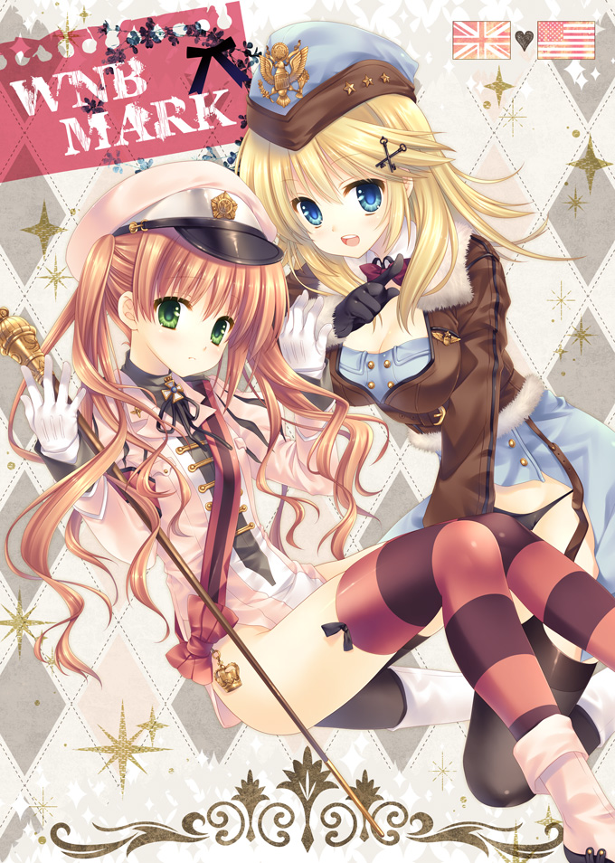 original drawn by tatekawa_mako and wnb_mark