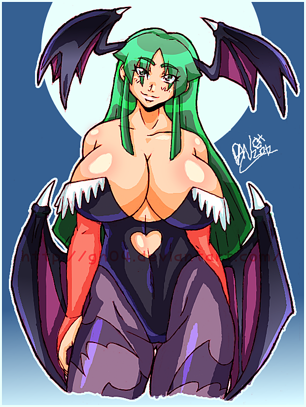 morrigan aensland (darkstalkers) drawn by daniel_j._luis