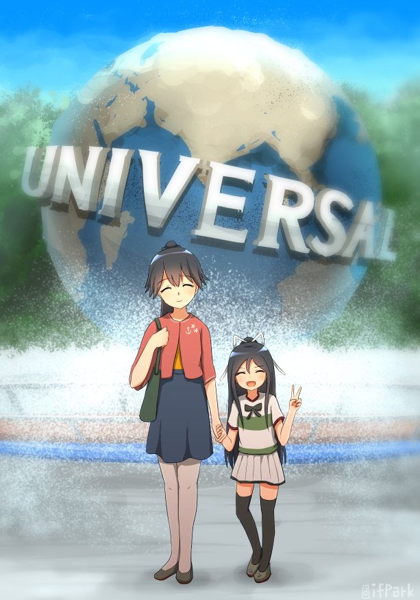 houshou and katsuragi (kantai collection and 1 more) drawn by ifpark_(ifpark.com)