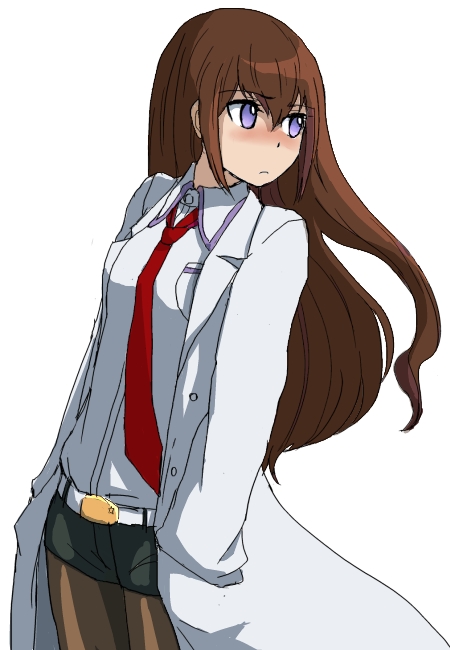 makise kurisu (science adventure and 1 more) drawn by kosumo_(kosuhoshi)