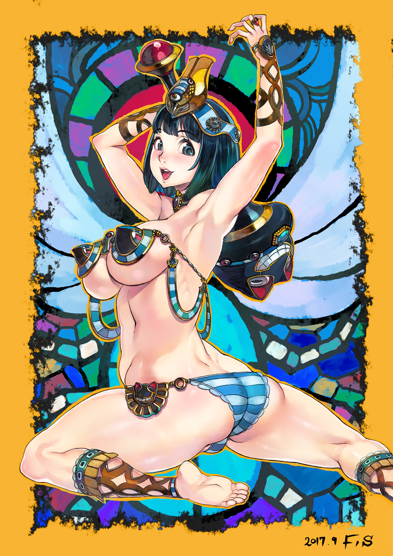 menace, ancient princess menace, and setra (queen's blade) drawn by f.s.