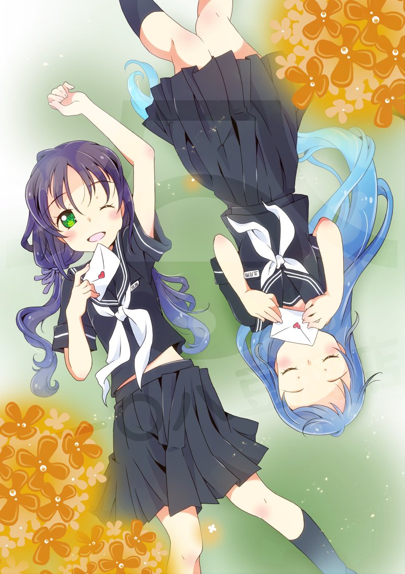 samidare and suzukaze (kantai collection) drawn by 108_(108_tofuya)