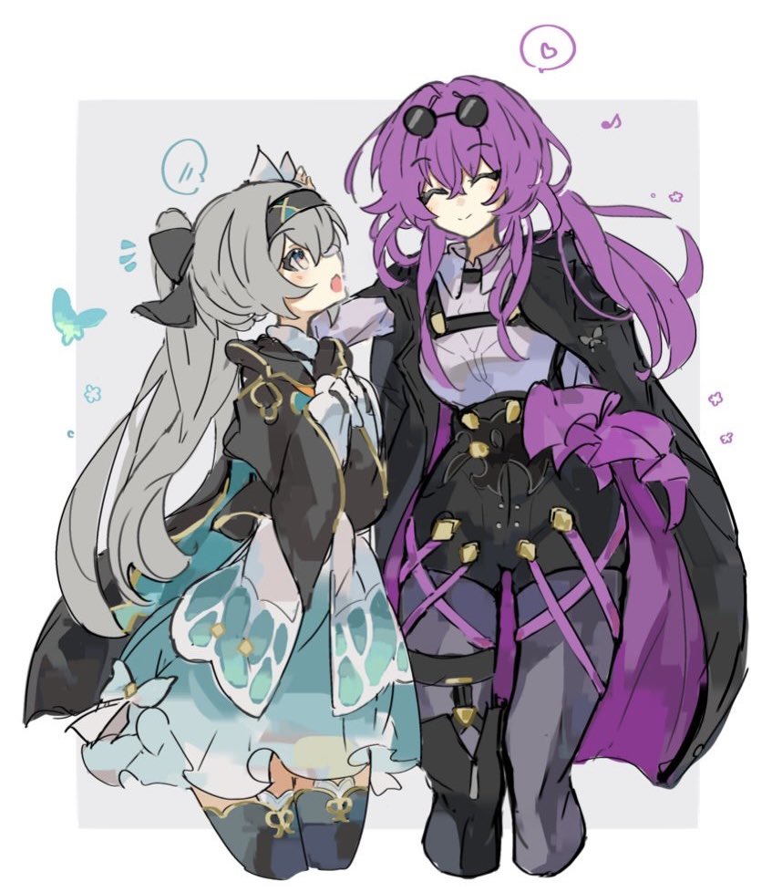 firefly and kafka (honkai and 1 more) drawn by akizuwa