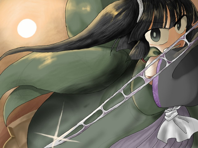 adagumo no yaorochi (len'en and 1 more) drawn by jandare