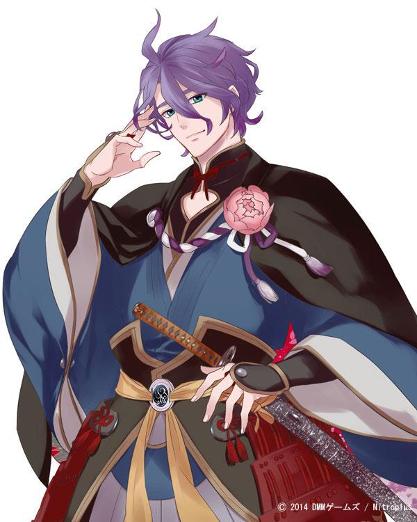 kasen kanesada (touken ranbu and 1 more) drawn by homerun_ken