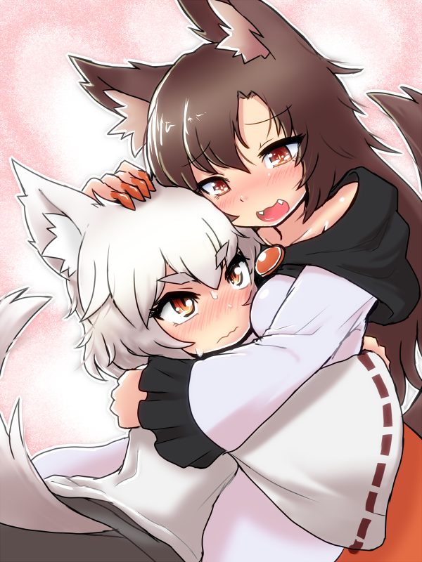 inubashiri momiji and imaizumi kagerou (touhou) drawn by akthree0