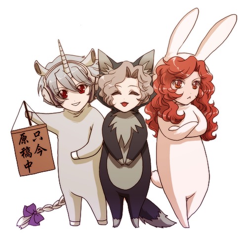 soldier blue, tony, and jonah matsuka (toward the terra)