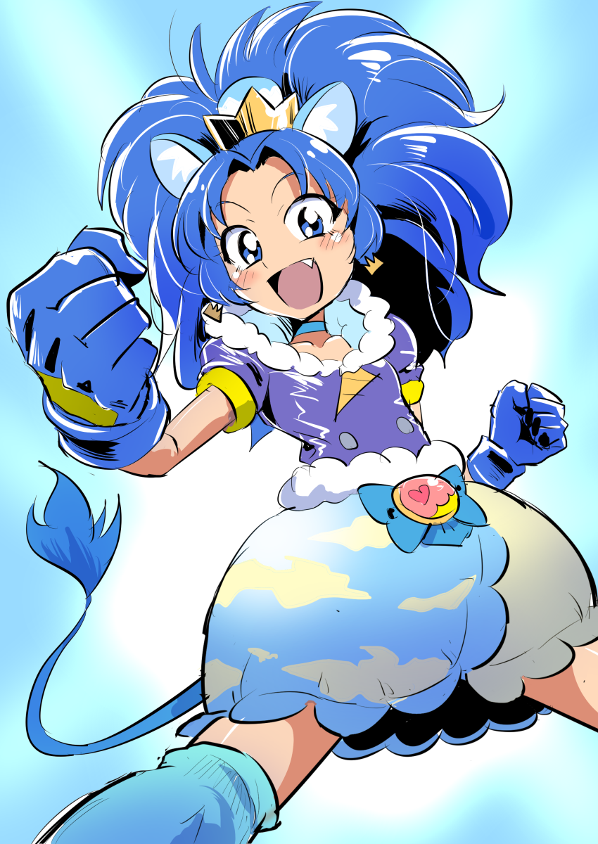 tategami aoi and cure gelato (precure and 1 more) drawn by doriyamatsurugi
