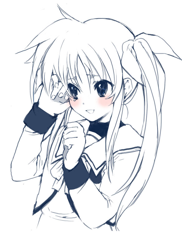 fate testarossa (lyrical nanoha and 1 more) drawn by yokoyari_mengo