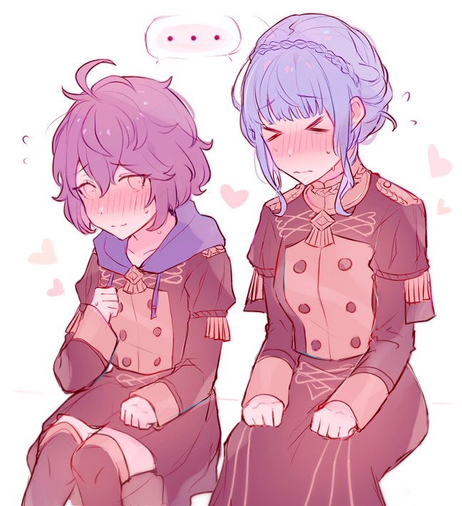 marianne von edmund and bernadetta von varley (fire emblem and 1 more) drawn by kvlen