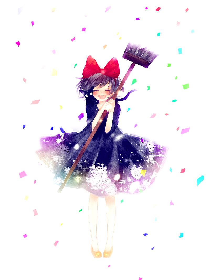 kiki and jiji (majo no takkyuubin) drawn by mamaloni