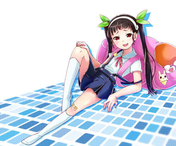 hachikuji mayoi (monogatari and 1 more) drawn by take_no_ko_(4919400)