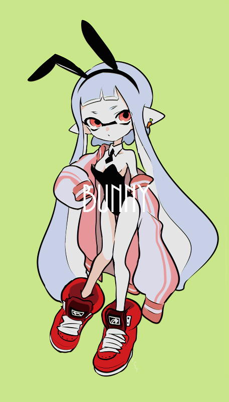 inkling player character and inkling girl (splatoon) drawn by imaikuy0