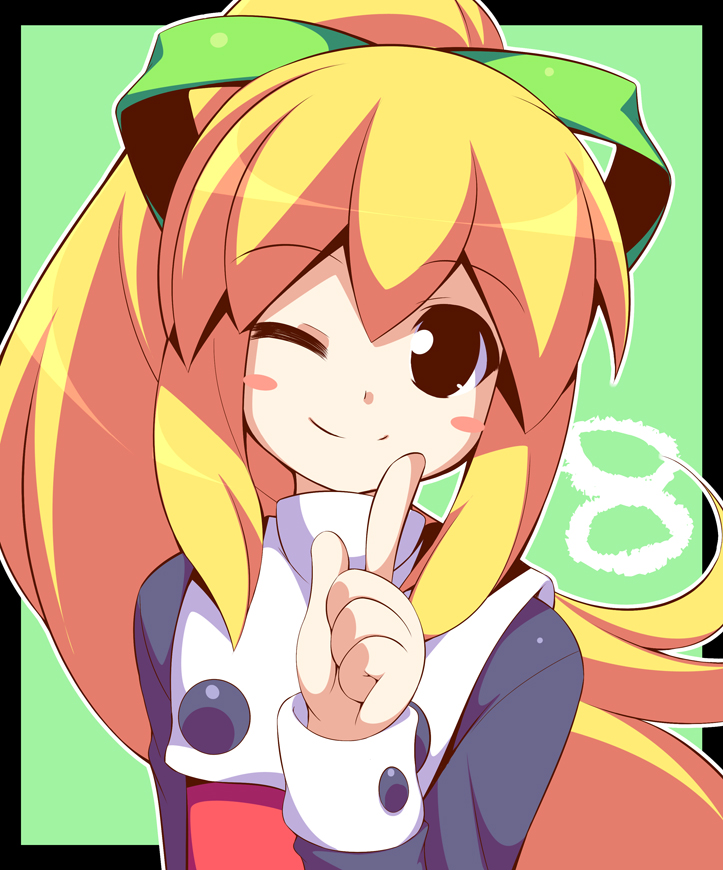 roll (mega man and 1 more) drawn by hoppege