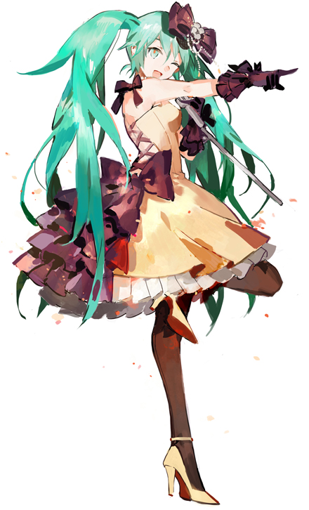 hatsune miku (vocaloid and 3 more) drawn by starshadowmagician