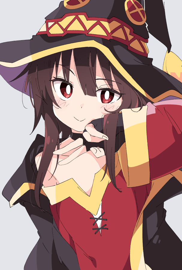 megumin (kono subarashii sekai ni shukufuku wo!) drawn by ixy