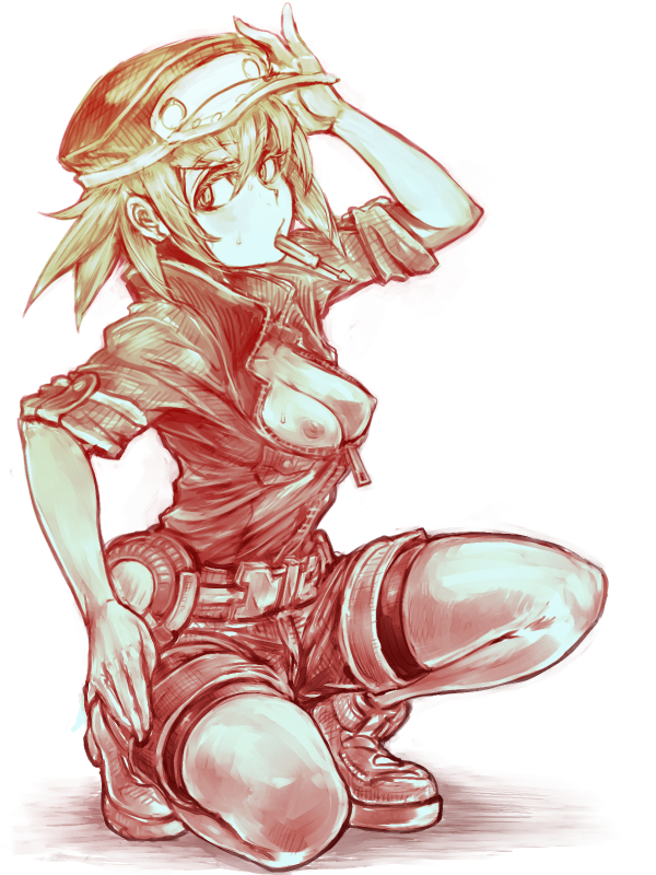 roll caskett (mega man and 1 more) drawn by ikayaki_(ikayaki4)
