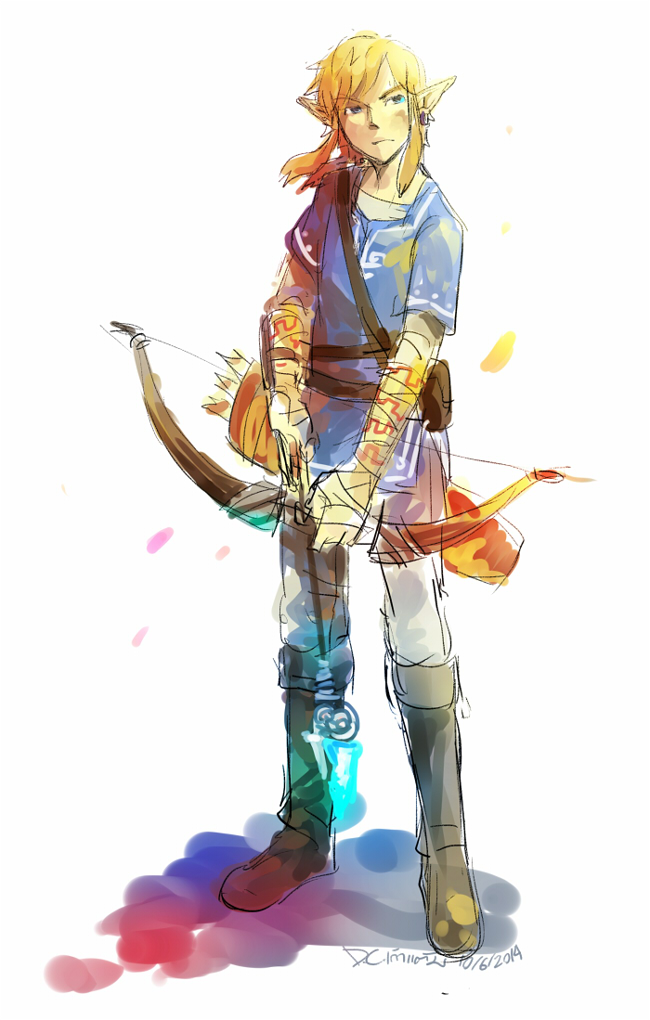 link (the legend of zelda and 1 more) drawn by dc9spot