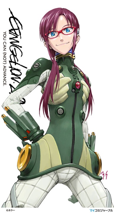 makinami mari illustrious (neon genesis evangelion and 2 more) drawn by sadamoto_yoshiyuki