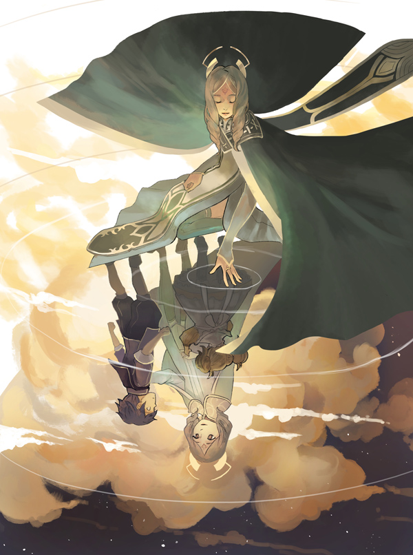 chrom, lissa, and emmeryn (fire emblem and 1 more) drawn by hakuku