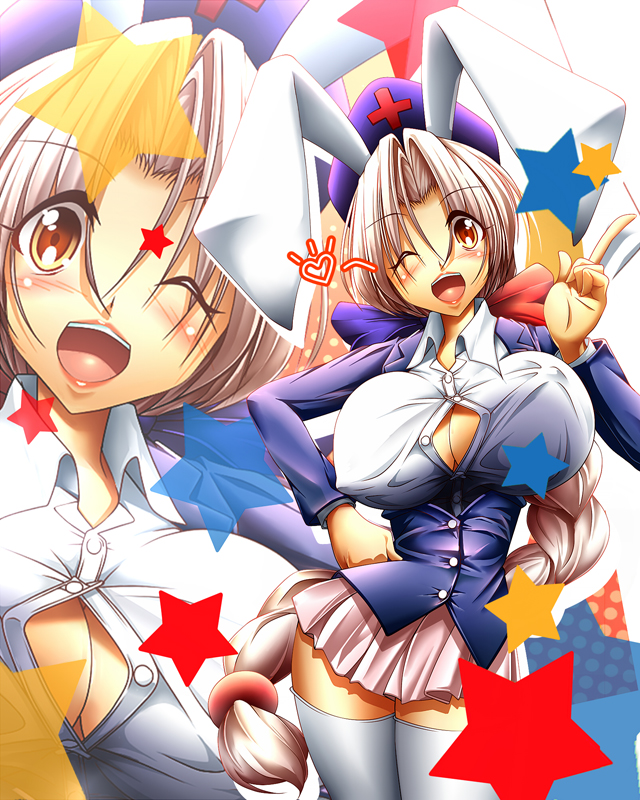 reisen udongein inaba and yagokoro eirin (touhou) drawn by yanmarson