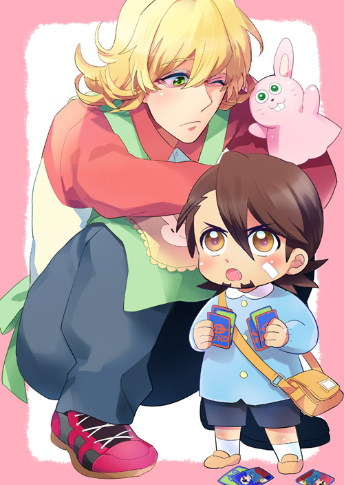 barnaby brooks jr. and kaburagi t. kotetsu (tiger & bunny) drawn by ikuji