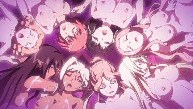 olga discordia, chloe, ruu ruu, kaguya, claudia levantine, and 3 more (kuroinu ~kedakaki seijo wa hakudaku ni somaru~)